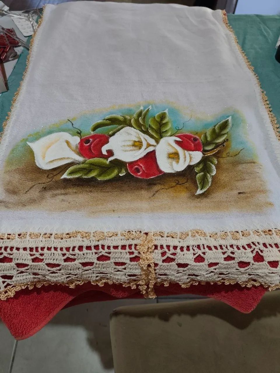 Vendo pano de prato, totalmente feito a mão  - Foto 3
