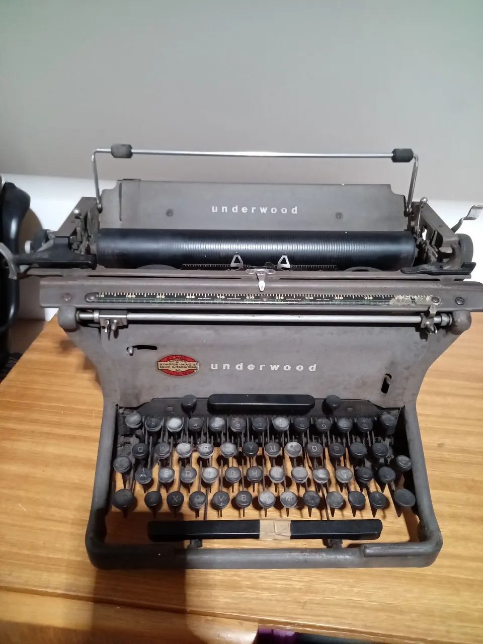 Maquina de escrever antiga 
