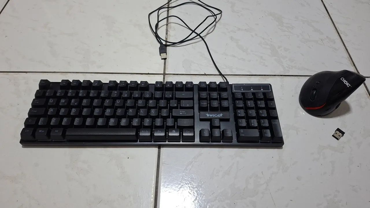 Teclado e mouse 