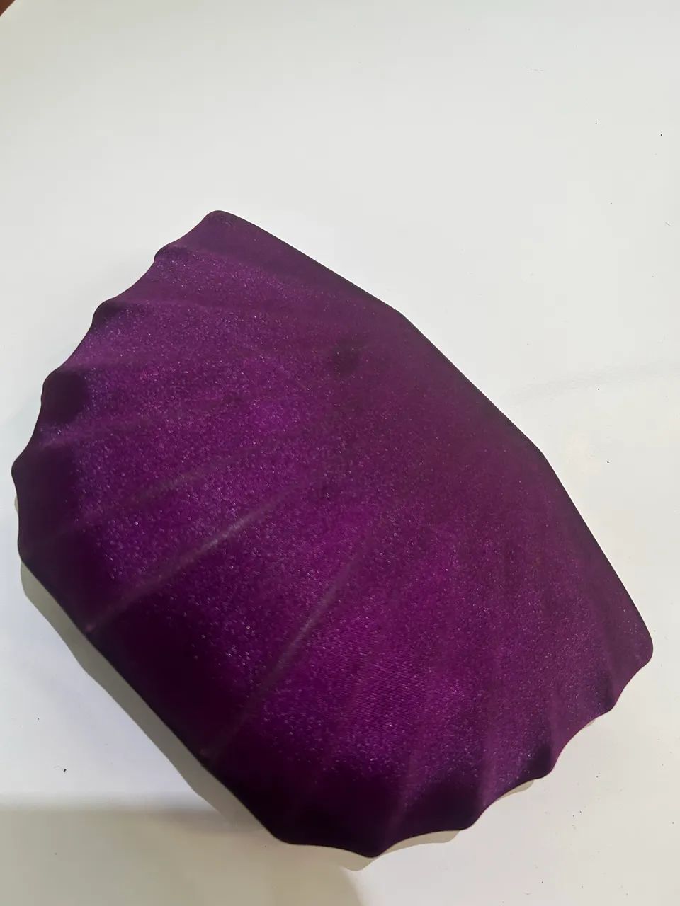 Clutch roxa, concha - Foto 2