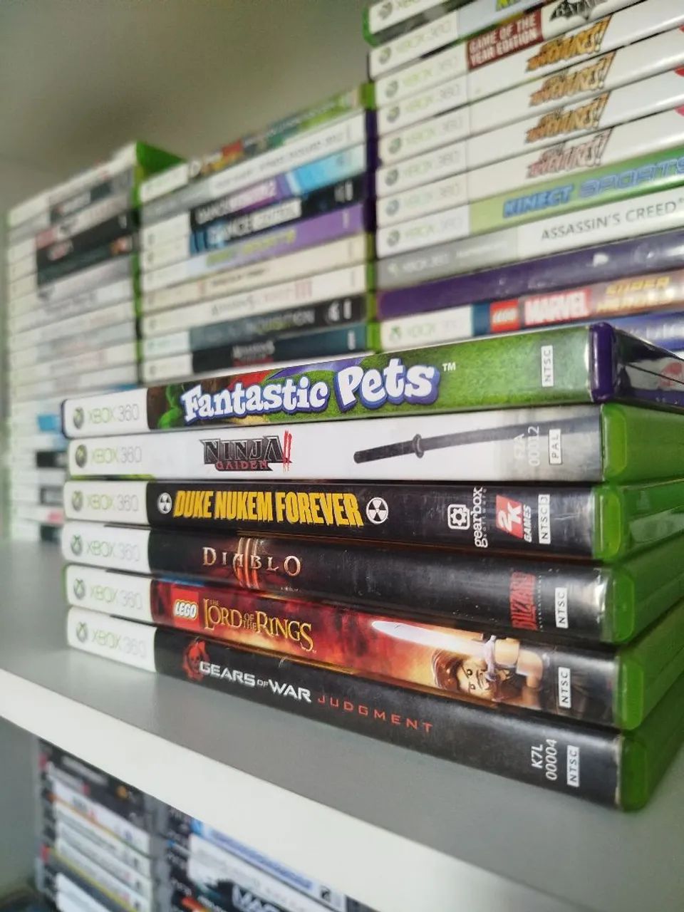 LOTE COM 6 JOGOS PARA XBOX 360.