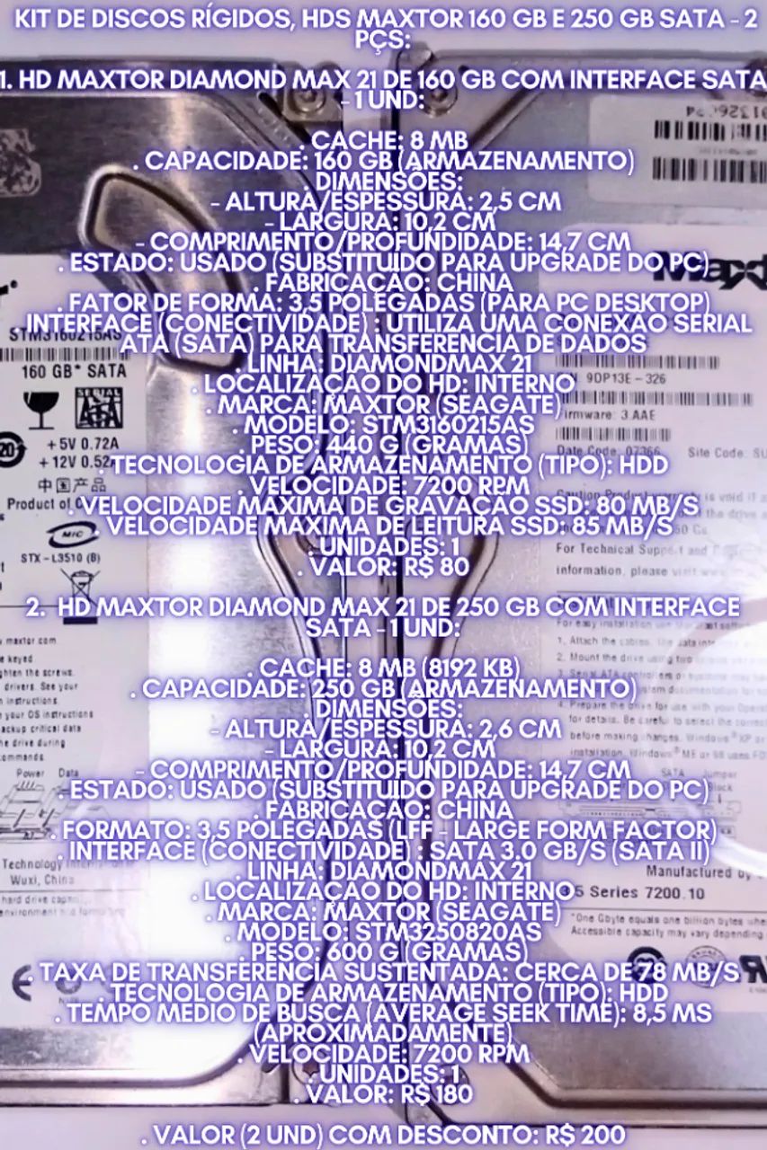 HDs para Computadores Antigos - Foto 3