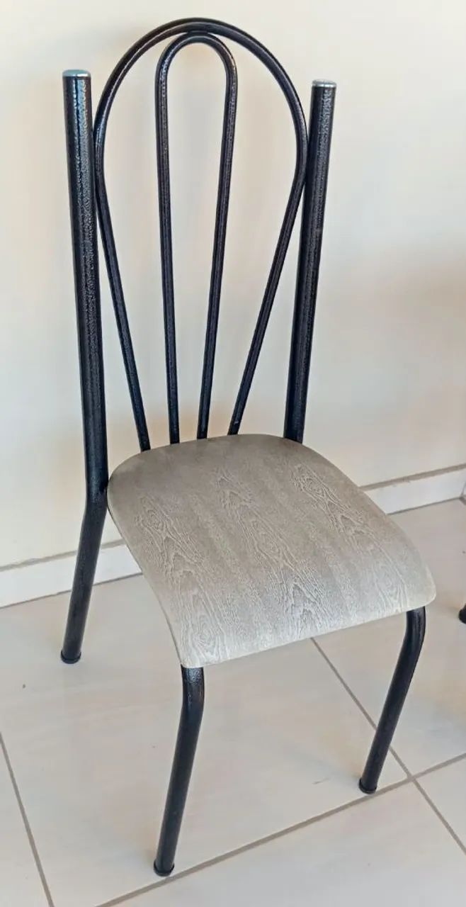 Mesa de mármore 6 cadeiras - Foto 4