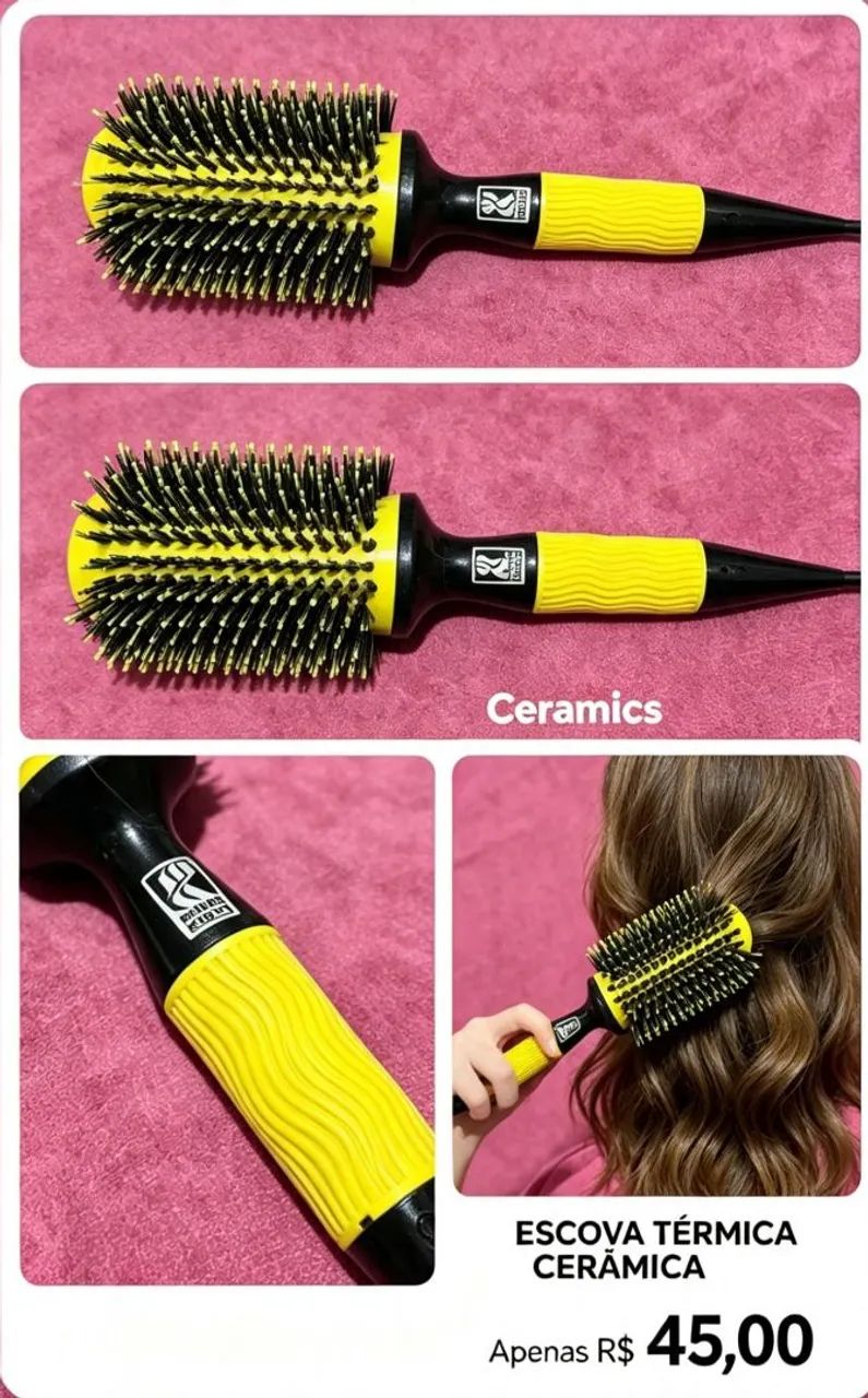 Escova de Cabelo Profissional - Foto 4