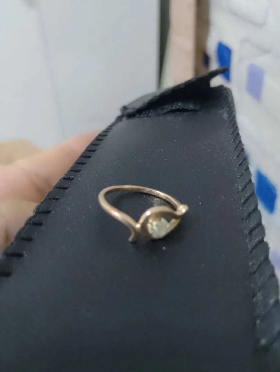 Anel em ouro com diamante  - Foto 4