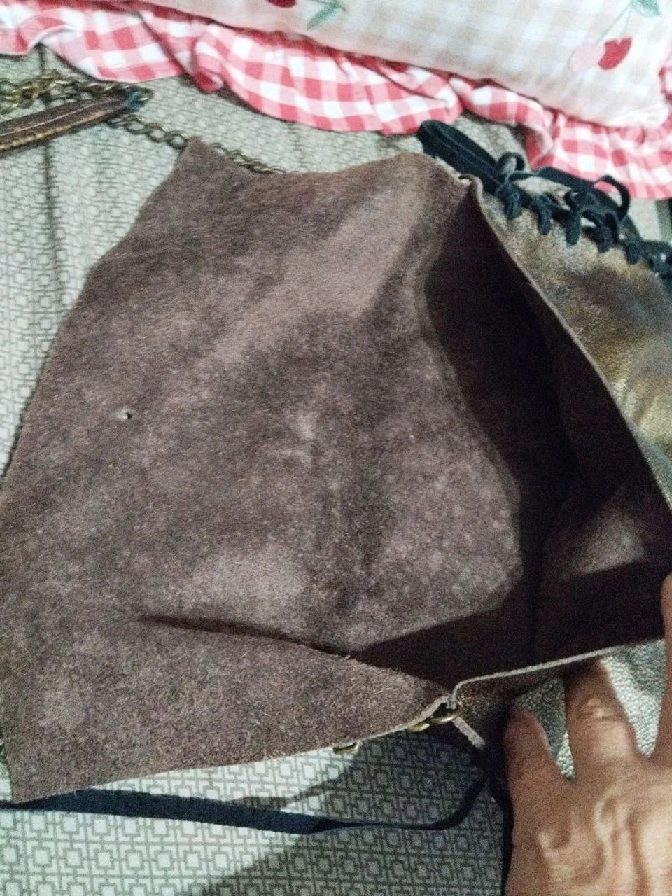Bolsa jovem de couro  - Foto 4