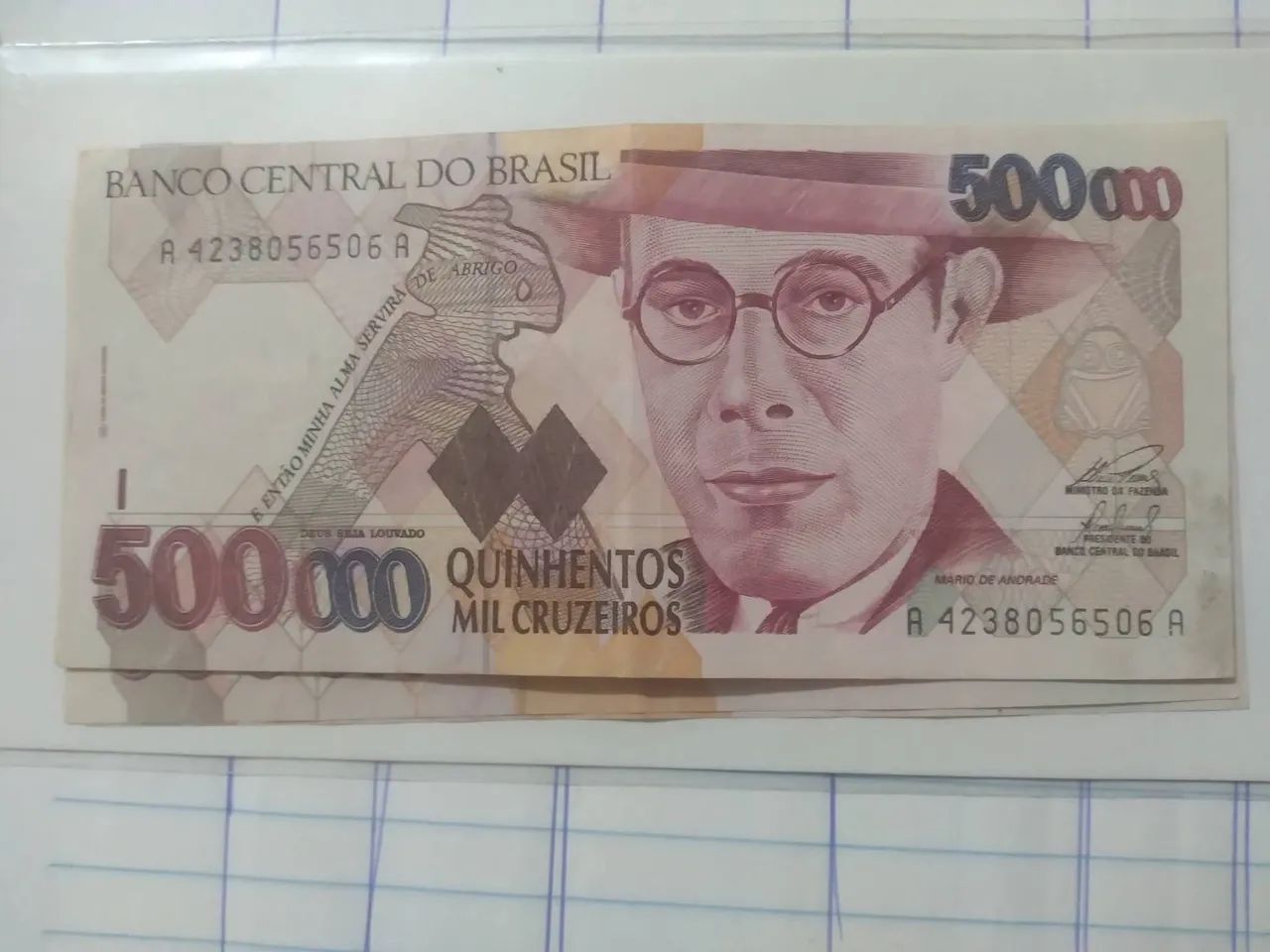 SET 18 - 2 CÉDULAS CRUZEIROS E CRUZEIROS REAIS