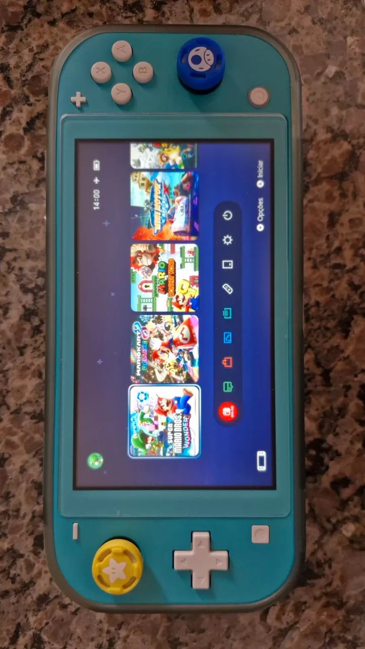 Nintendo Switch lite cor turquesa desbl0que4d0 - Foto 4