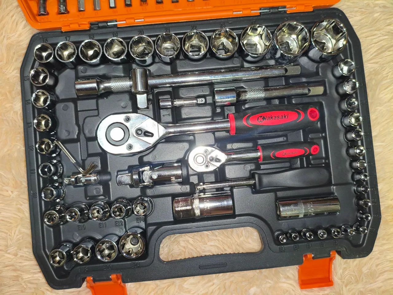 Maleta de ferramentas profissional 108 peças aço cromo vanádio  - Foto 2