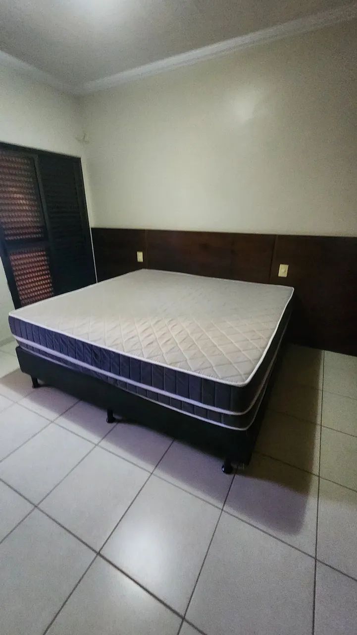 Cama box + cochão king ortobom - Foto 4
