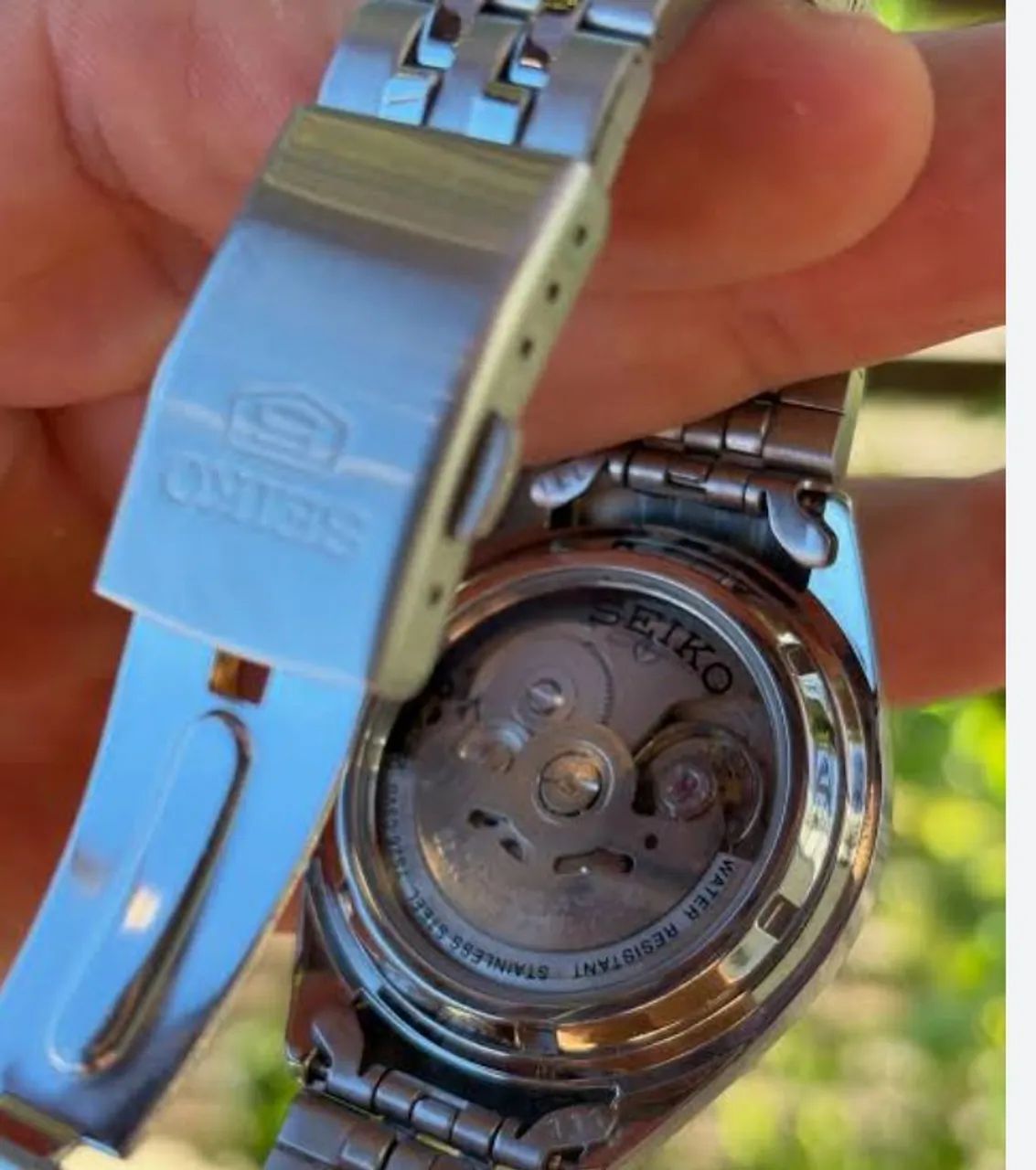 Relógio seiko 5 snk607k1 automático  - Foto 5