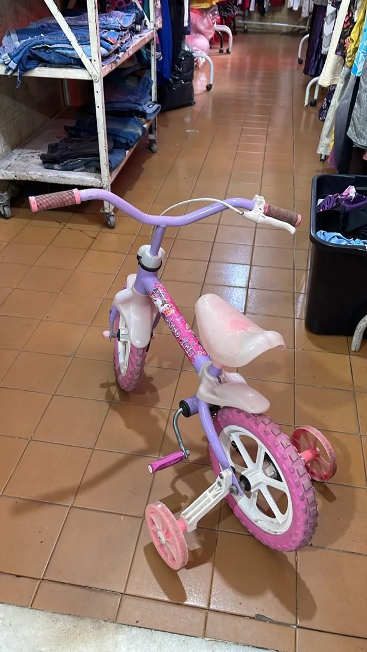 Bicicleta infantil rosa 