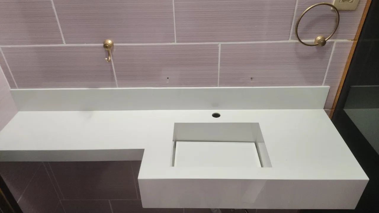 Pia com extensão 