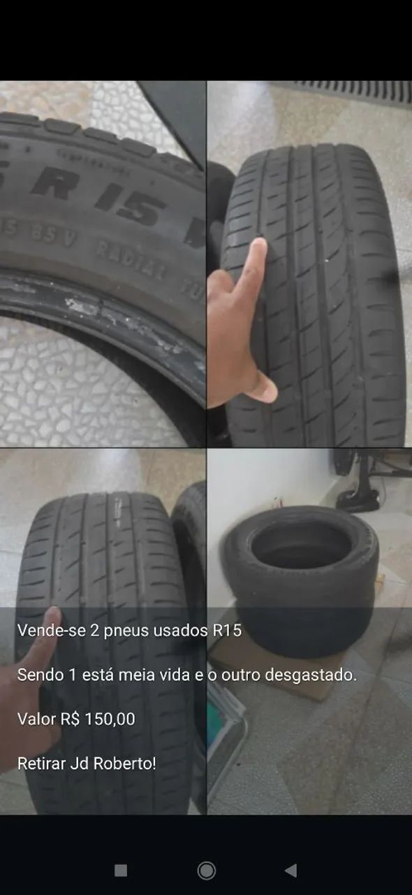 vende-se par de pneu