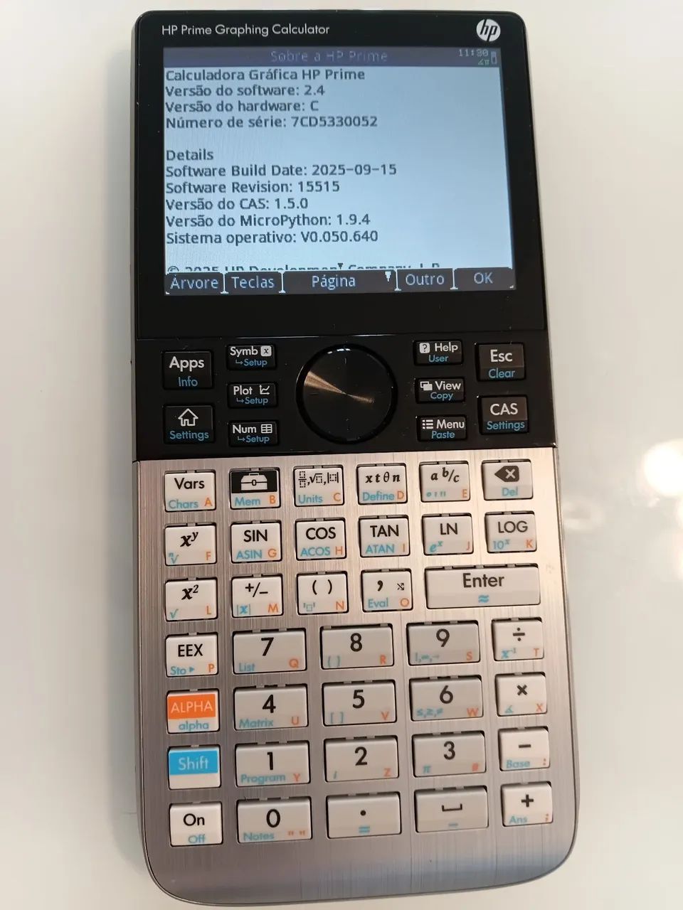 Calculadora hp prime sem a capa protetora  - Foto 2