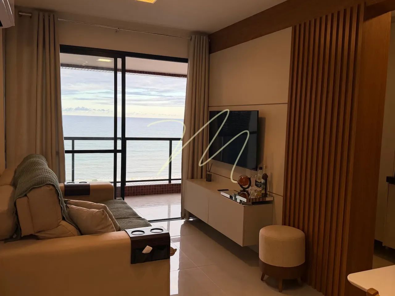 Apartamento 2 quartos mobiliado frente mar - Foto 5