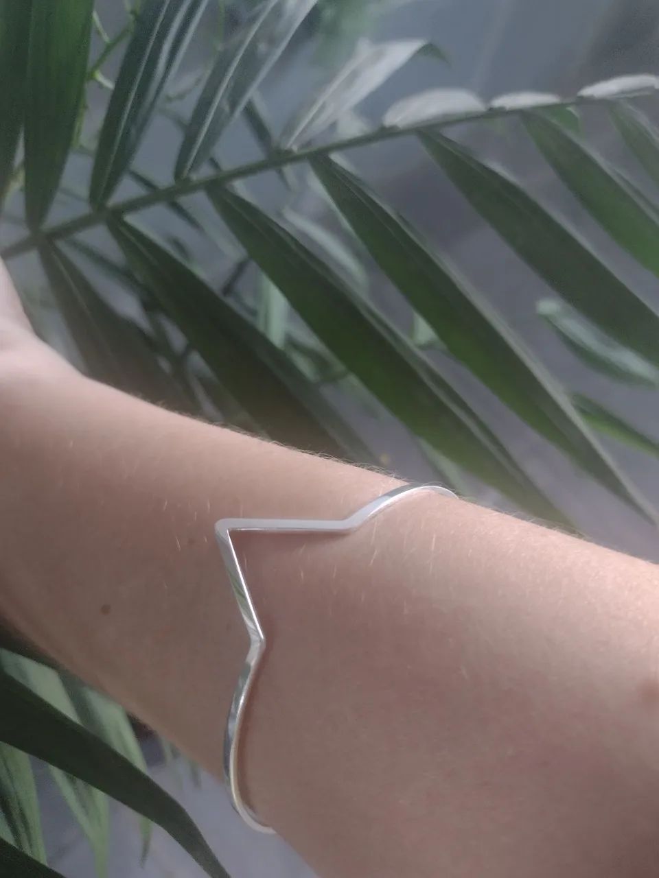 Bracelete Geométrico em Prata  - Foto 2