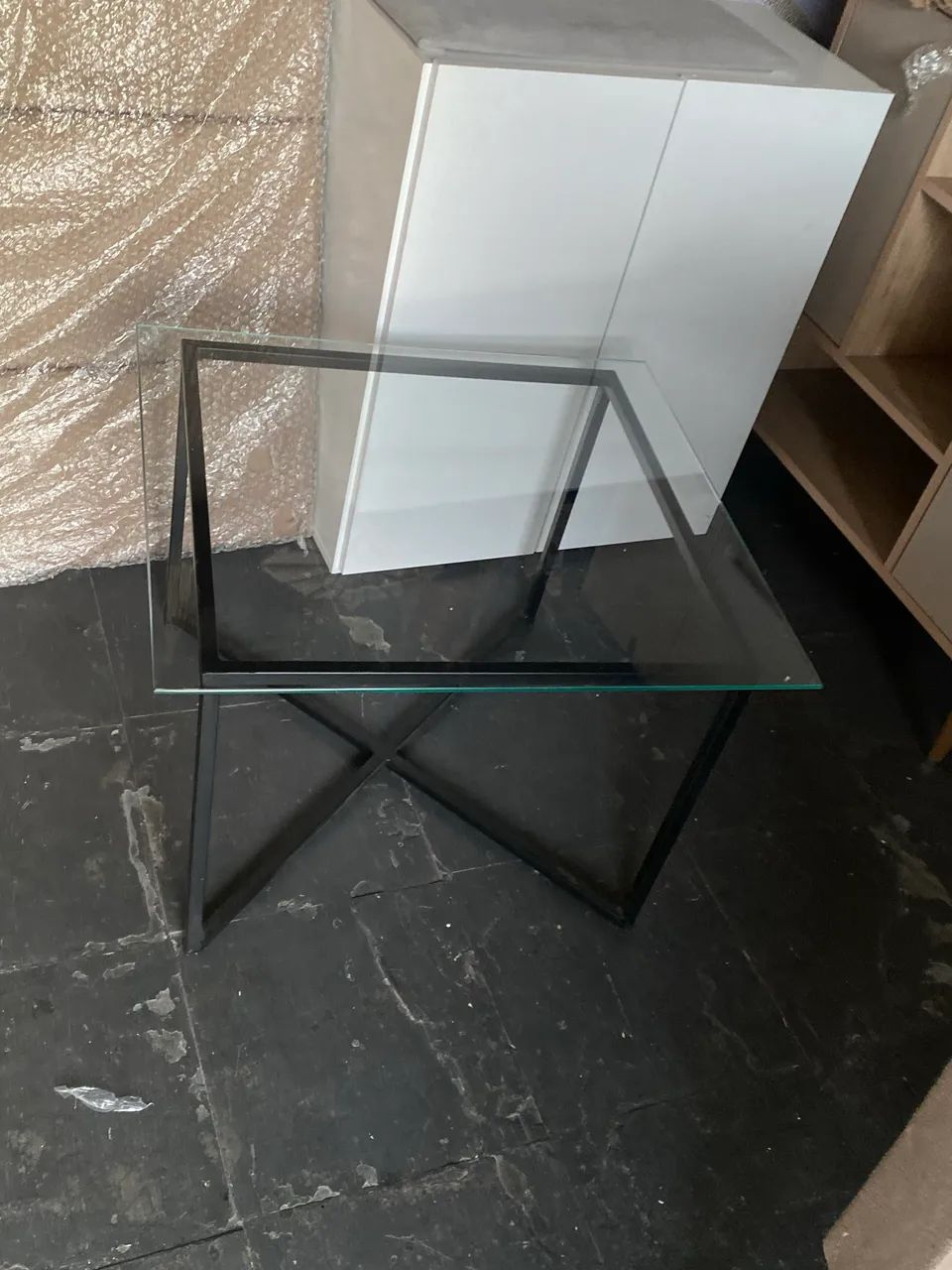 Mesa de centro Tampo em Vidro PROMOÇÃO 