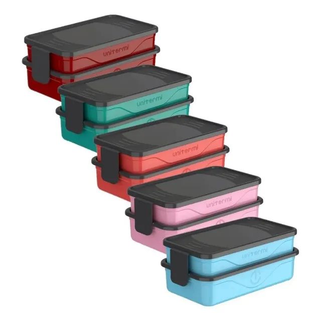 Marmita Organizador FIT 1,3L com Talher Inox - Unitermi