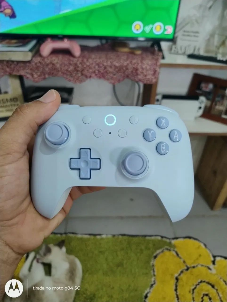 Controle para Nintendo Switch & PC (Windows e Steam) - 8bitdo Ultimate 2C Bluetooth - Blue - Foto 4