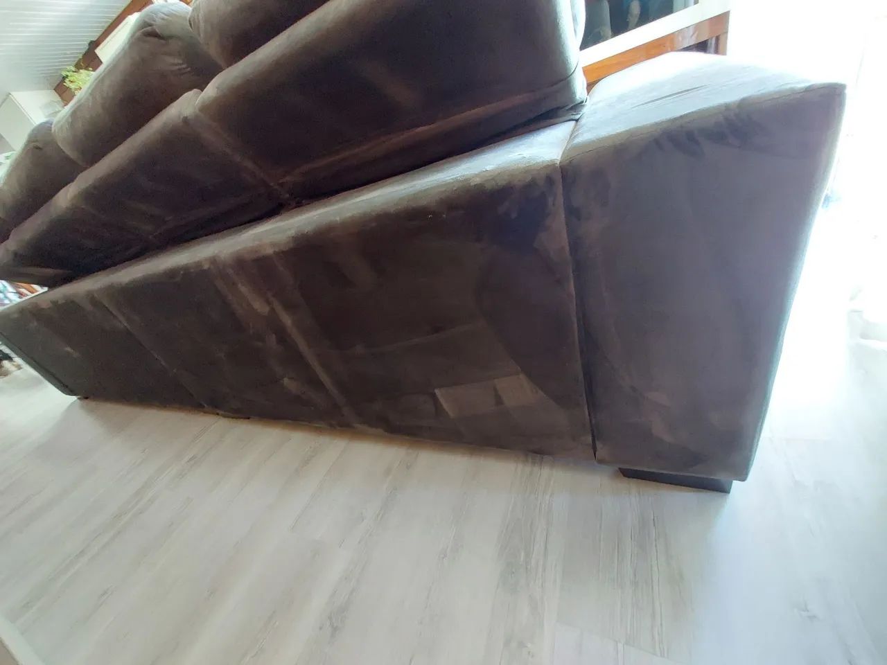 Sofá retrátil reclinável com chaise  - Foto 5