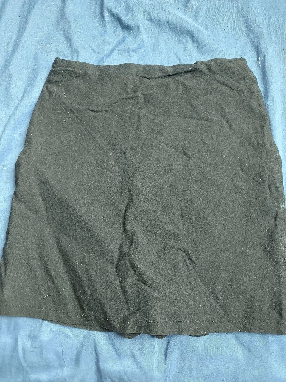 Short saia preto - tecido - Foto 2