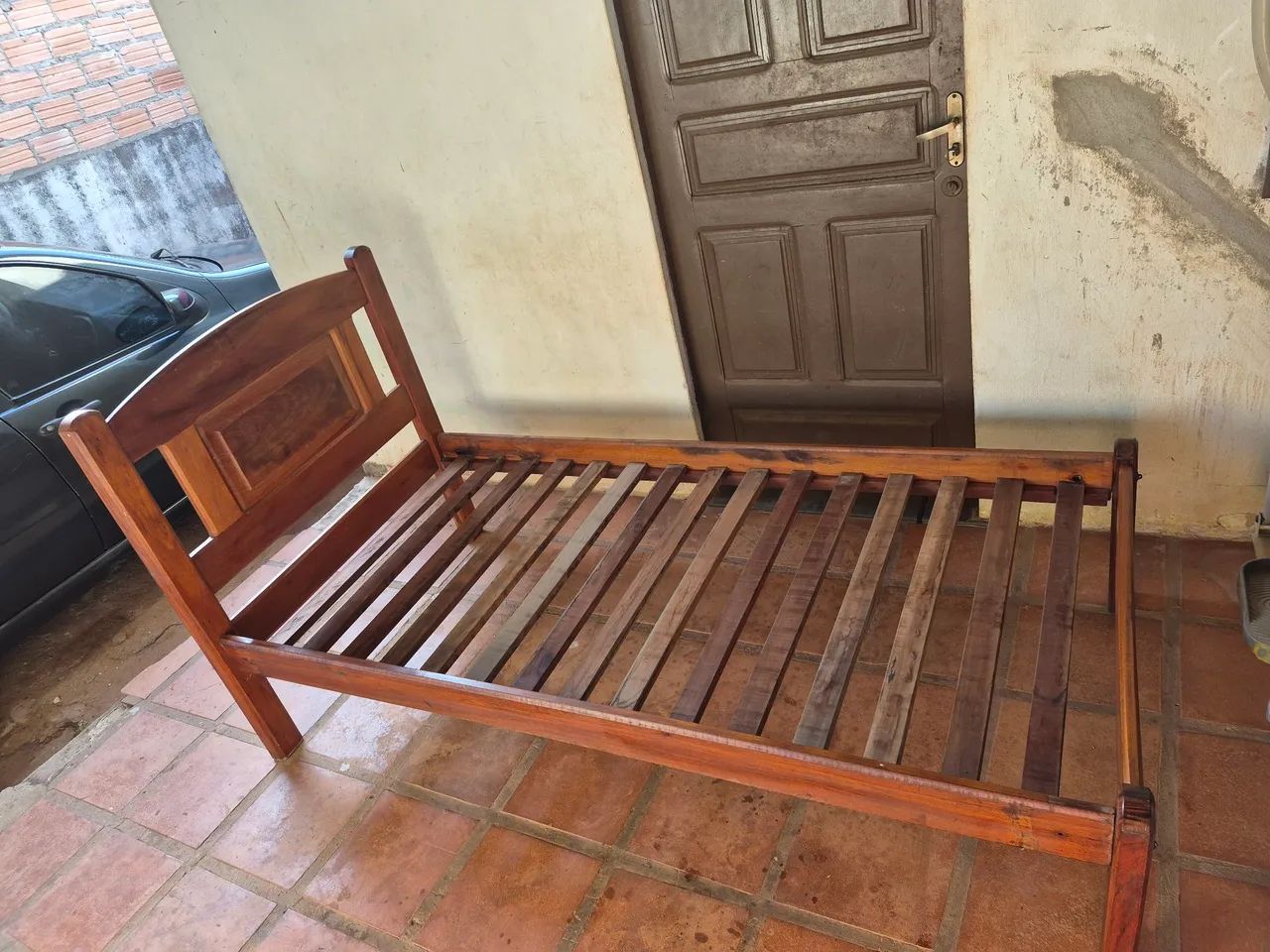 CAMA DE SOLTEIRO MADEIRA  ORIGINAL - Foto 2