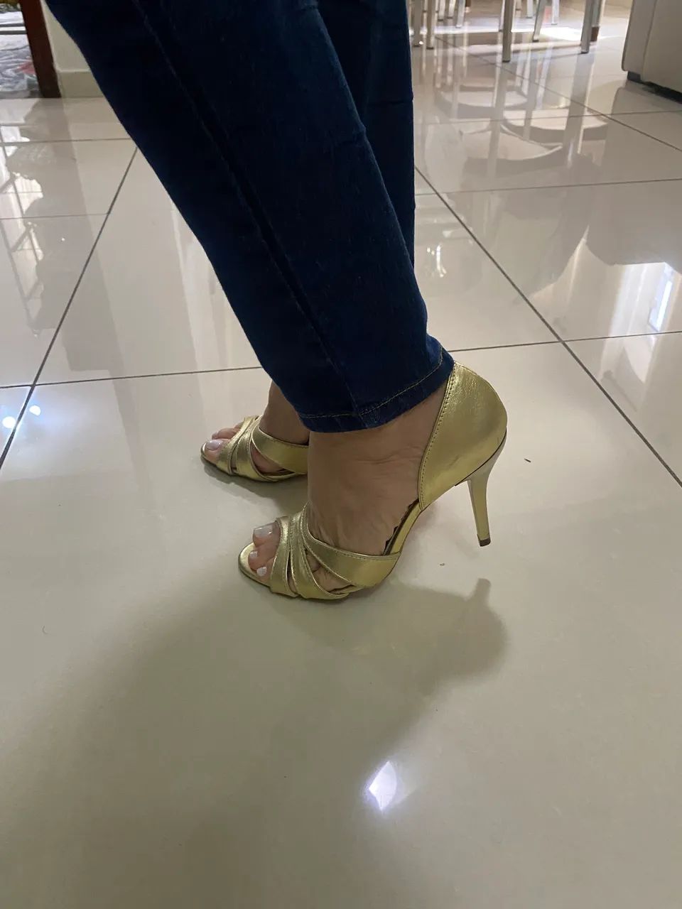 Sapato de festa confortável