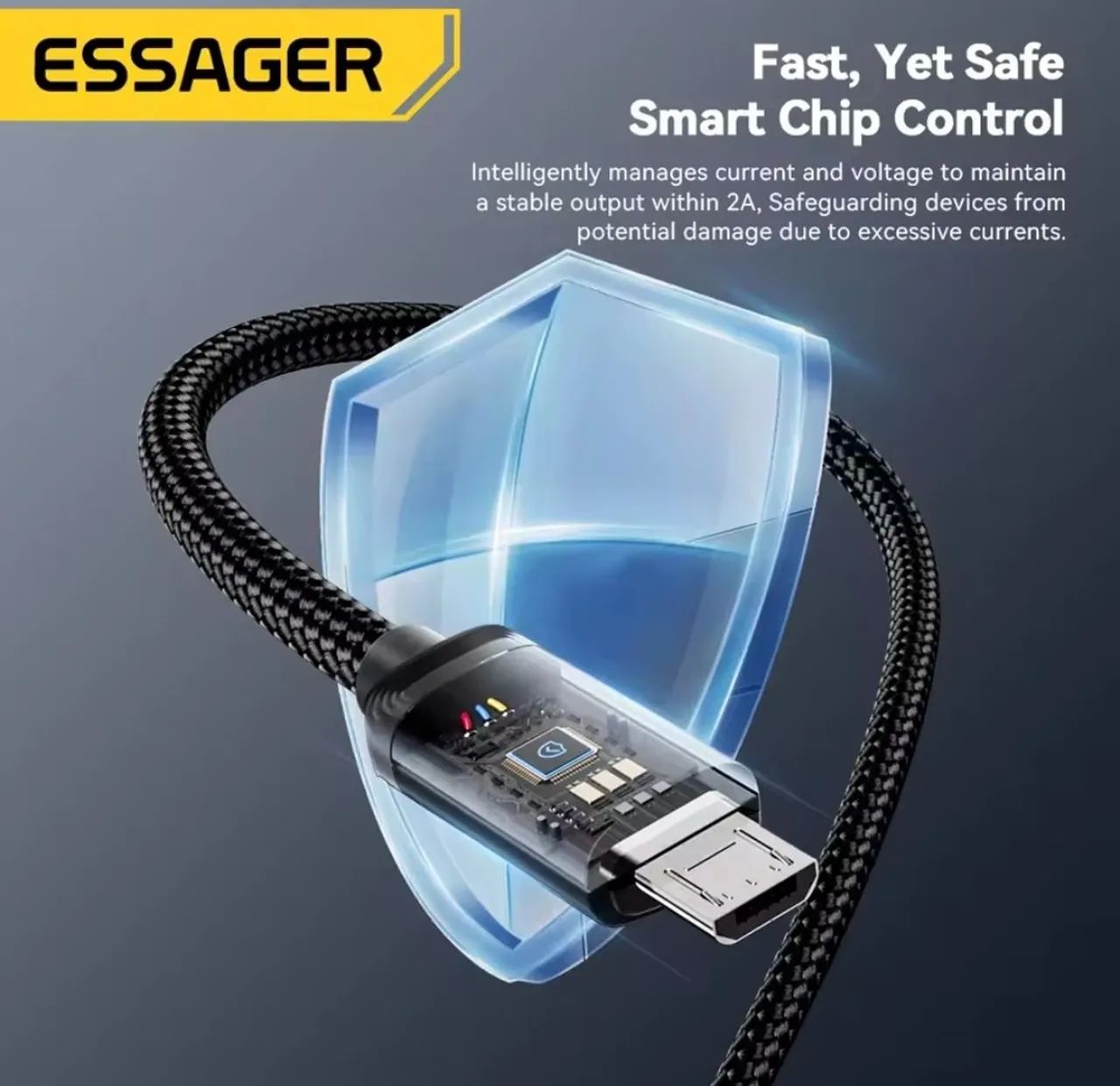 Cabo Micro USB Essager - Foto 4