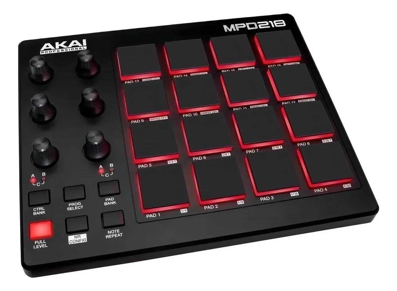 Bateria eletrônica MPD218 Akai Sampler - Foto 2