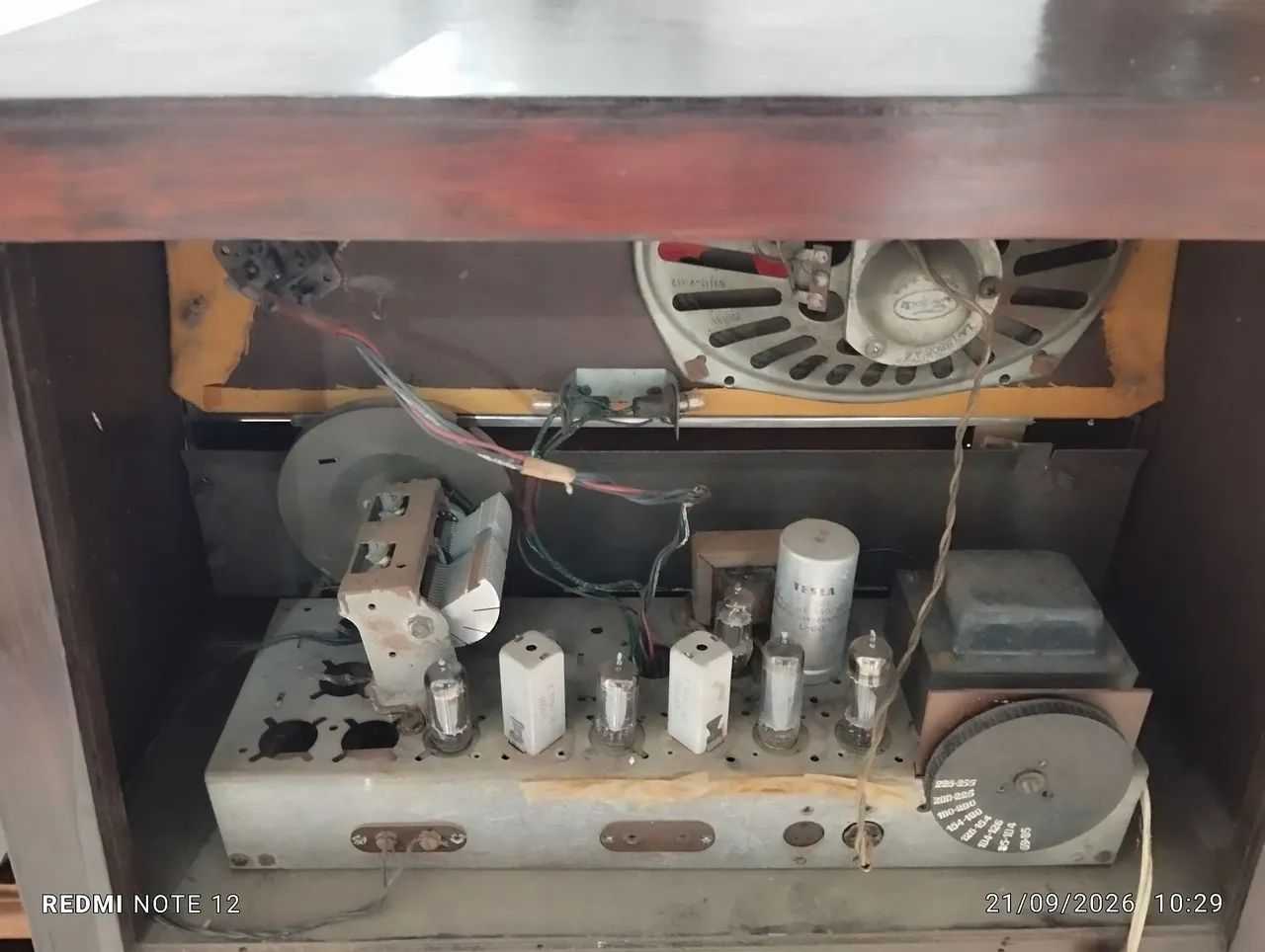 Rádio antigo valvulado Telespark  - Foto 4