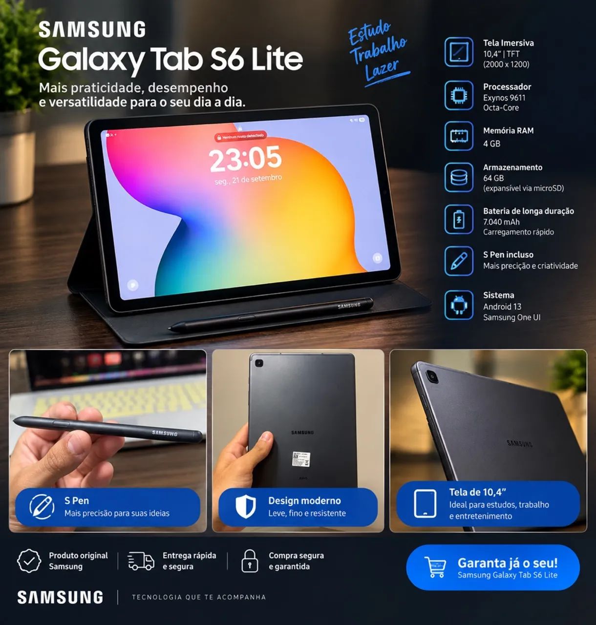 Samsung galaxy tab S6 lite 