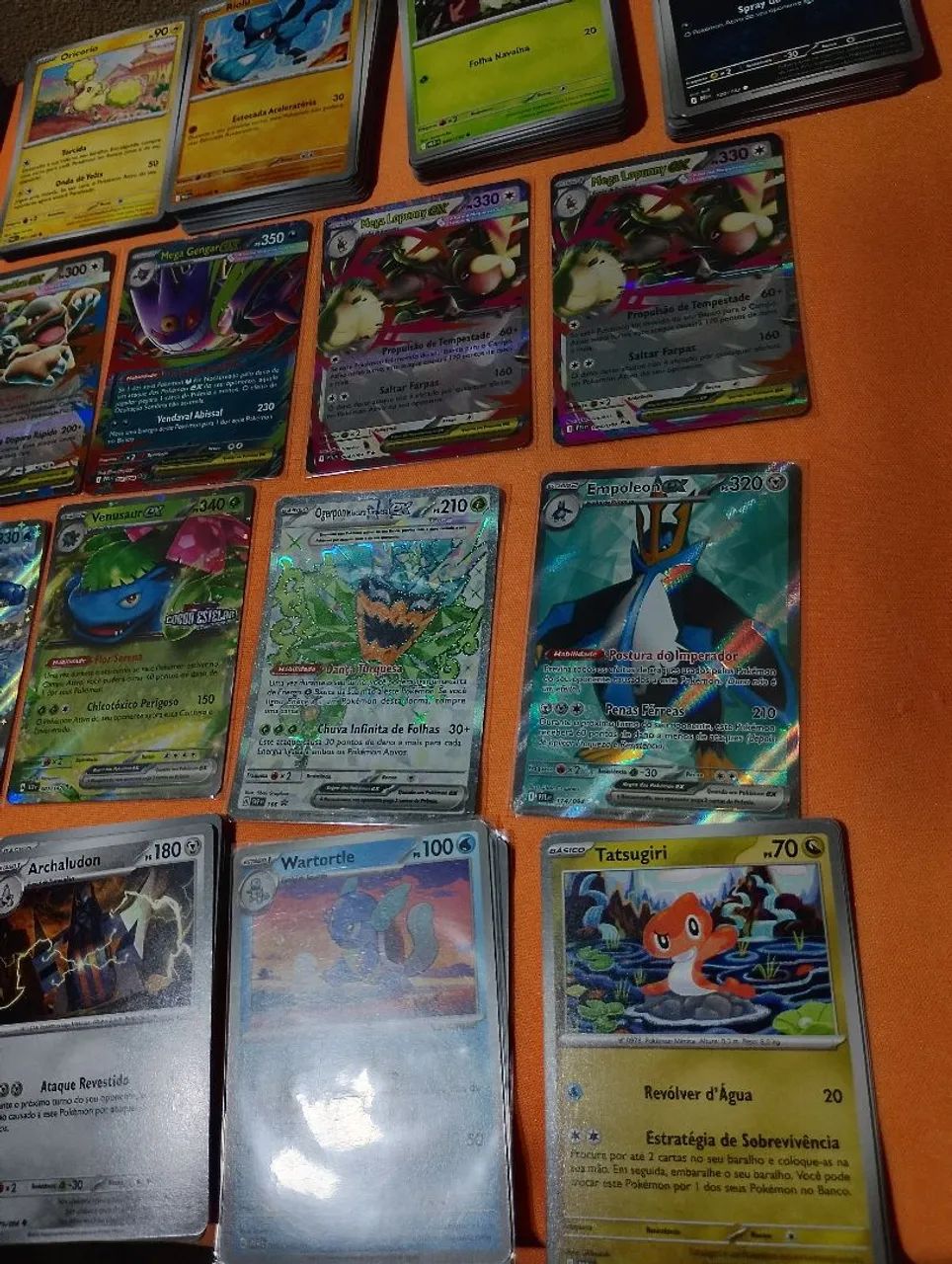 MEGA EVOLUCÕES POKEMON + CARTAS PARA DECK65048972523266121