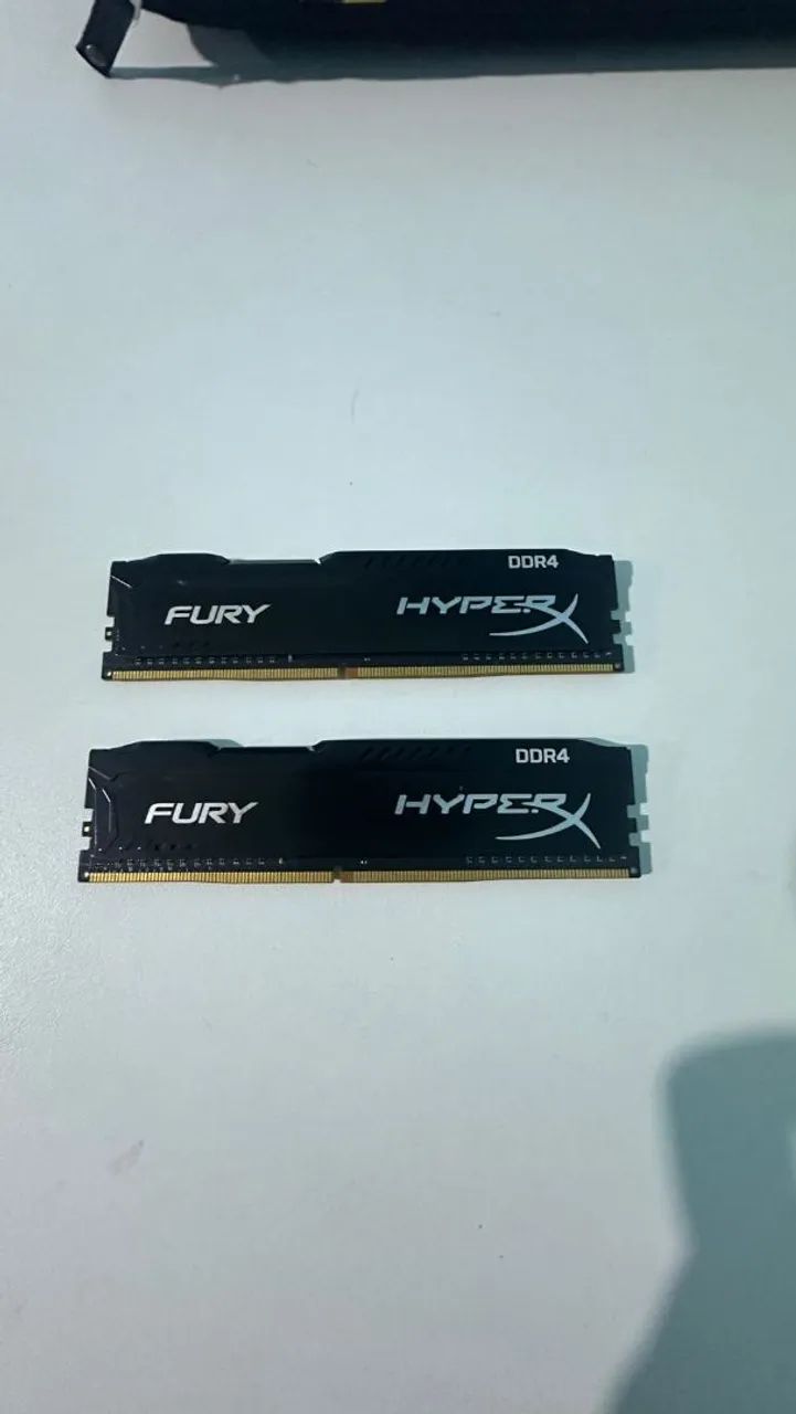 Kit 8GB RAM (2x4GB) HyperX Fury DDR4 2133MHz CL14 - Perfeito estado - Foto 4