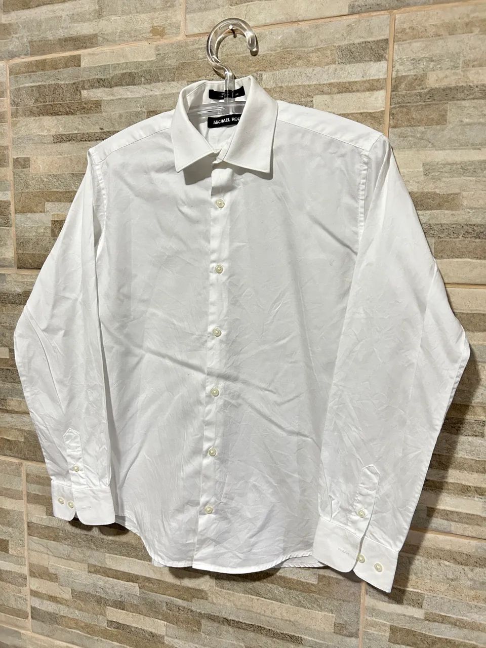 Camisa social branca Michael Kors 16 - Foto 2