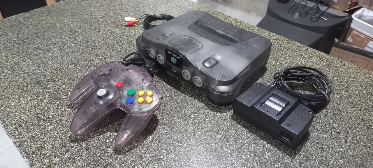 Nintendo 64 Jabuticaba completo e funcionando impecavelemente - Foto 3