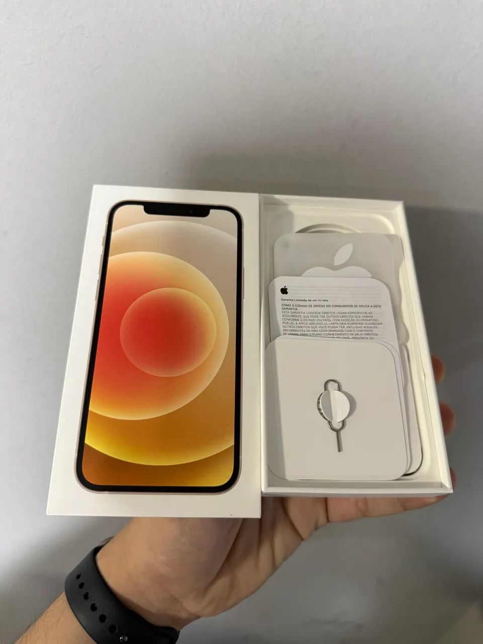 Caixa de iPhone 12 64GB Branco  - Foto 2