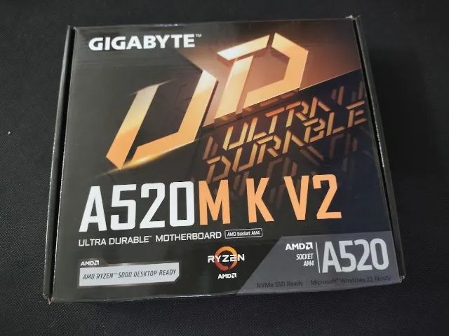 Placa-Mãe Gigabyte A520m K V2 - Foto 2