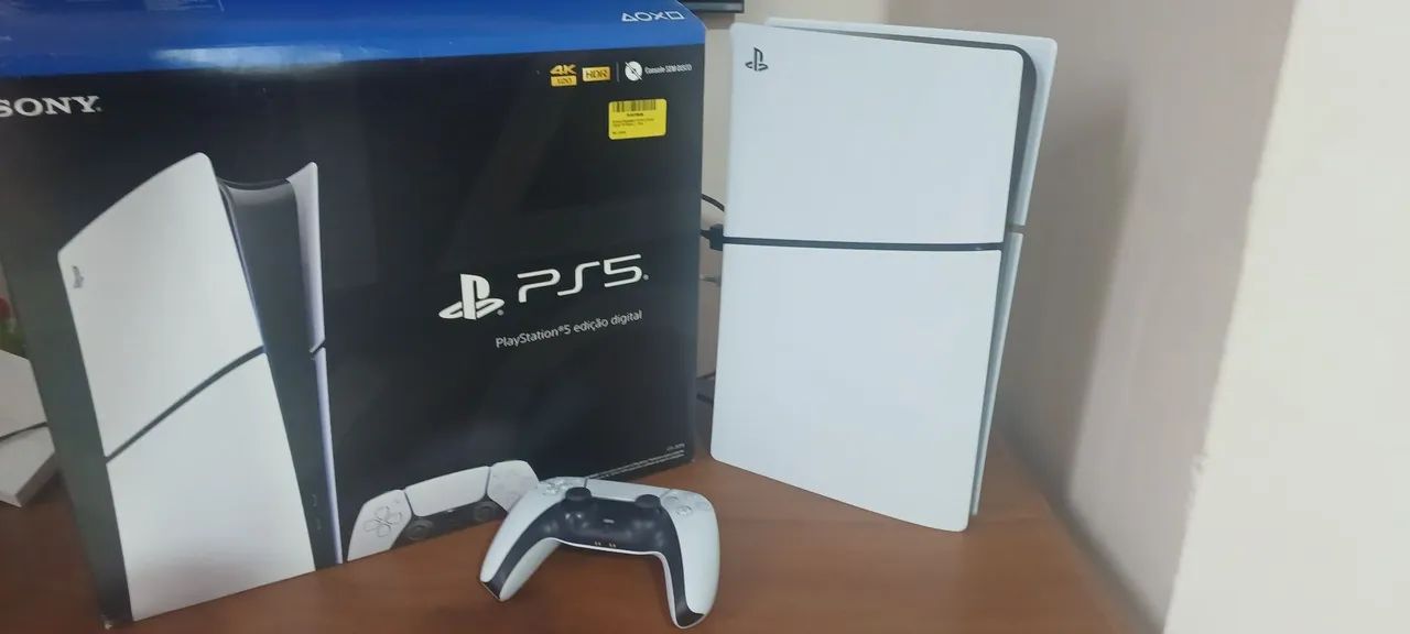 Ps5 slim 1tb mídia digital  - Foto 3