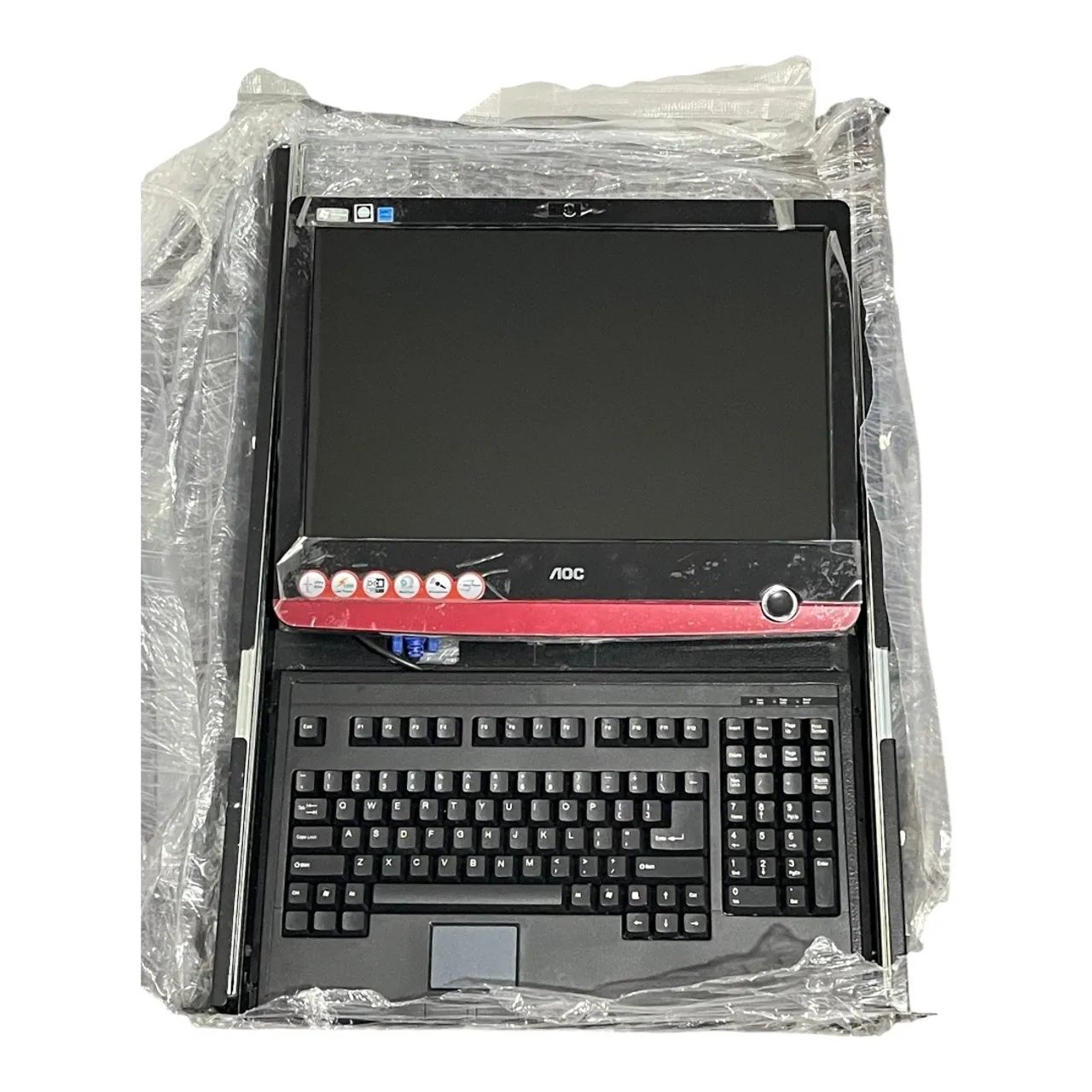 Console KVM Rack 19 com Monitor AOC + Teclado - Foto 2