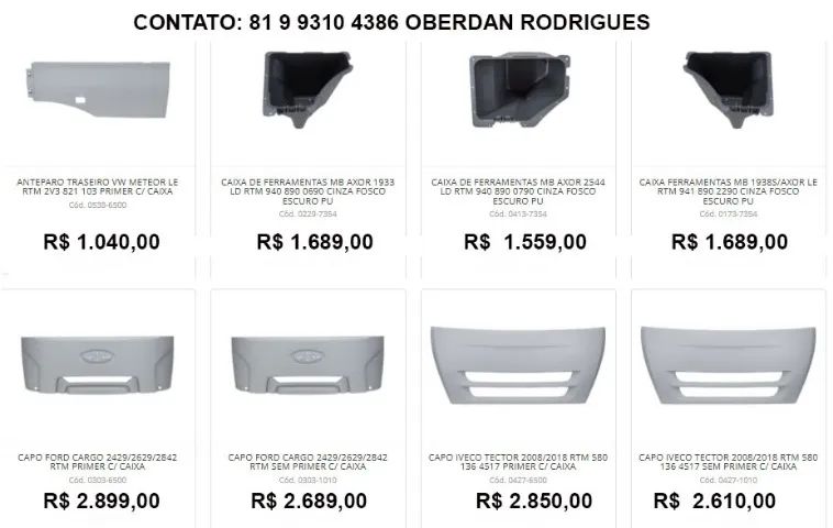 CAPO IVECO TECTOR 2008/2018