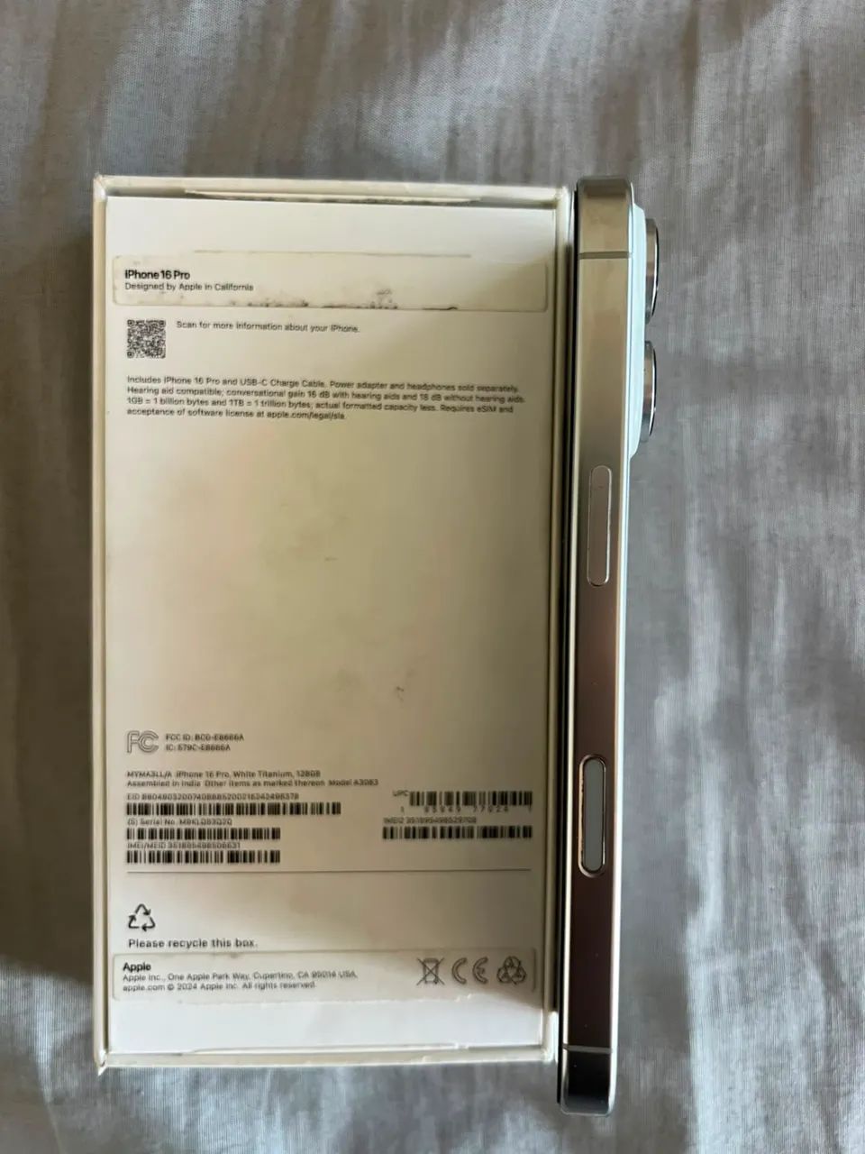 iPhone 16 pro 128gb bateria 99% impecável  - Foto 3
