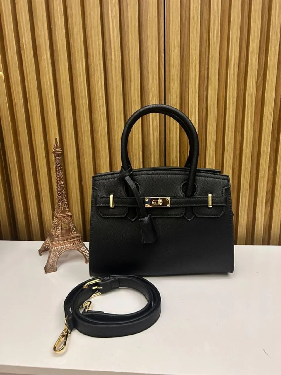 Bolsa Estilo Hermès Birkin - Tamanho Médio | Design Clássico e Sofisticado