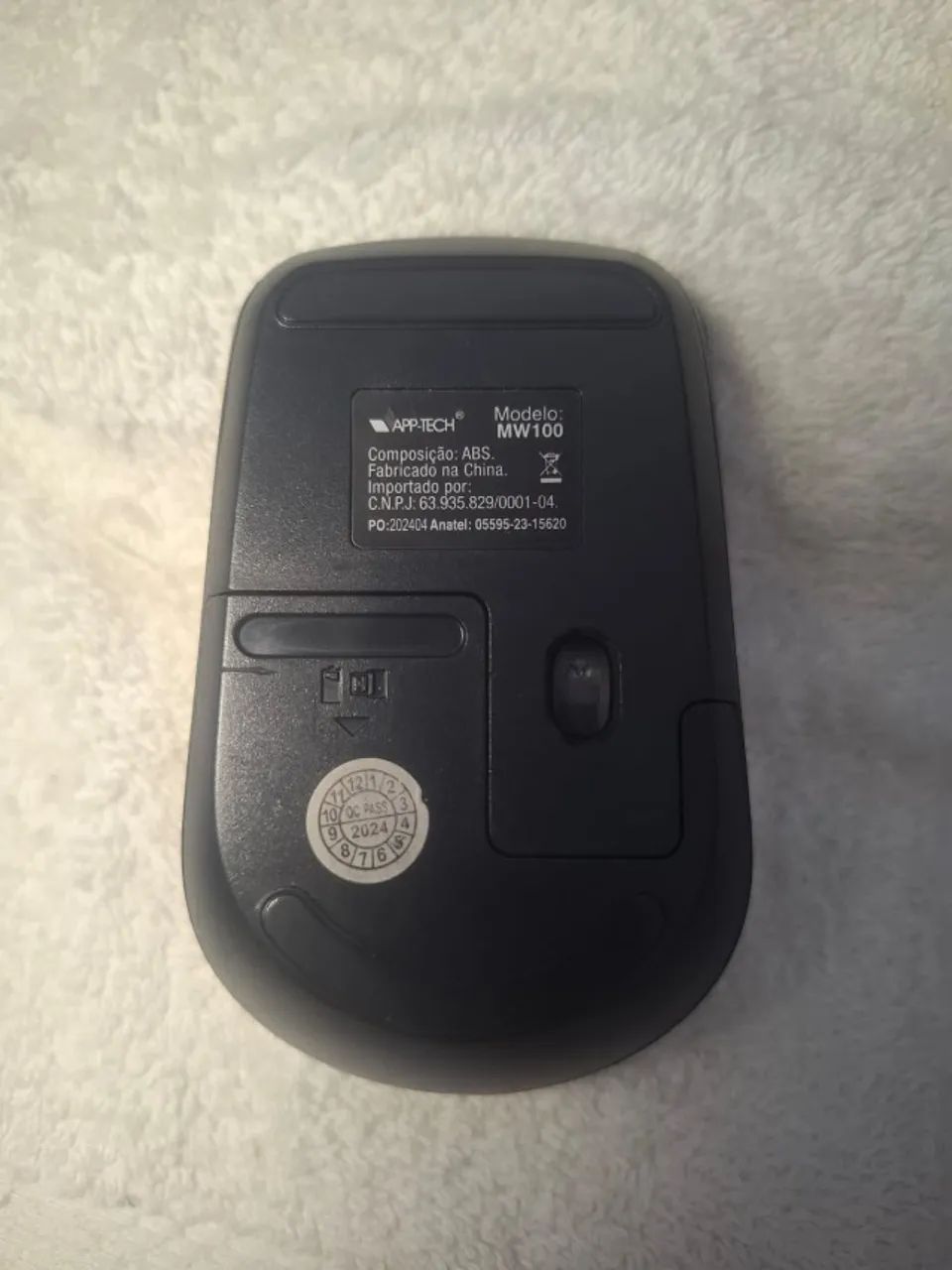 Mouse sem fio App tech Mx100 2.4g 1200dpi preto - Foto 2