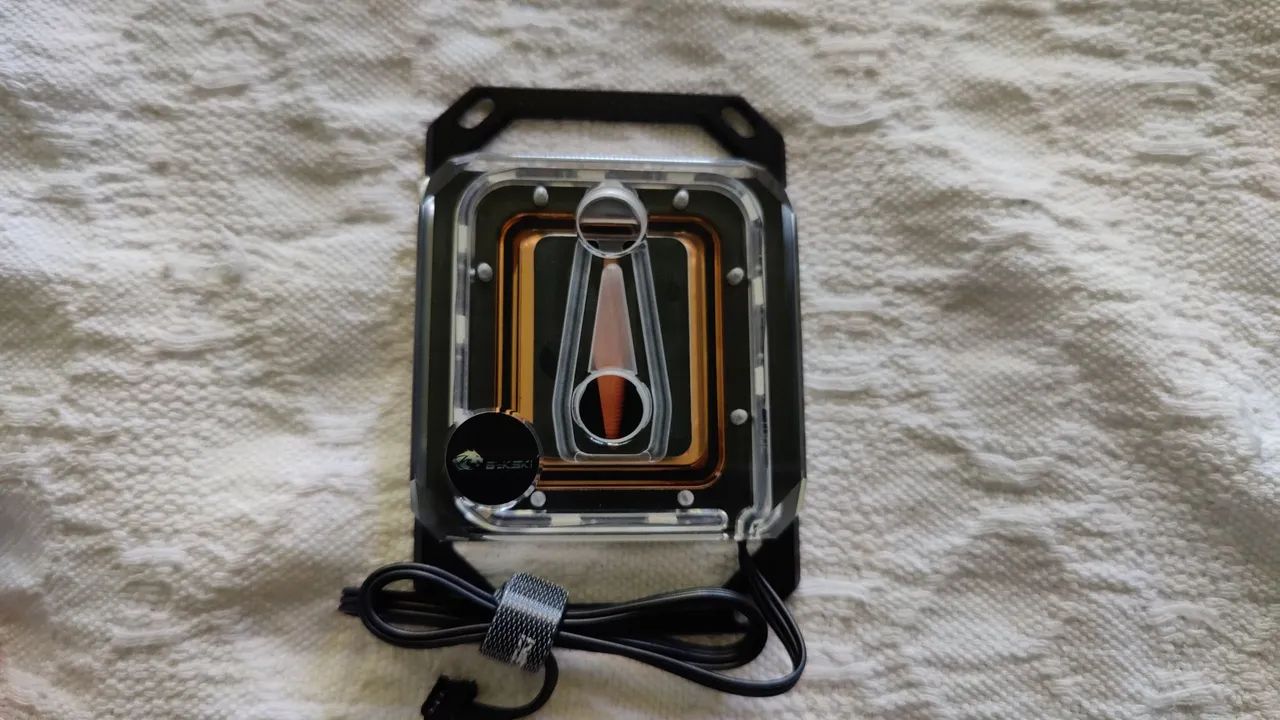 Bloco watercooler cpu bykski amd (AM4 e AM5). - Foto 4