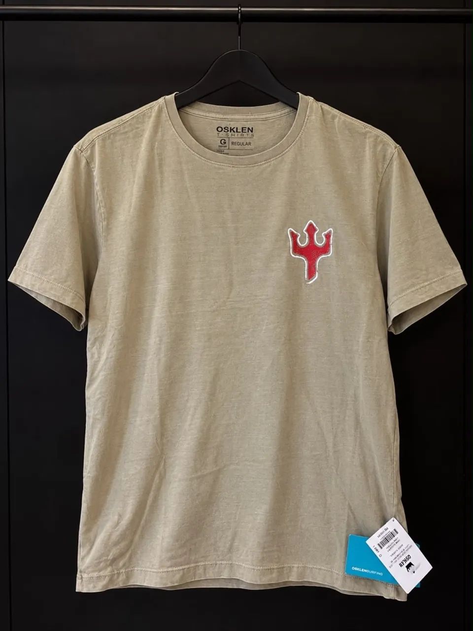 Camisa G osklen bege nova
