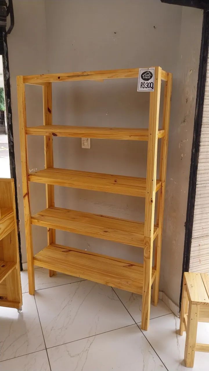 Prateleiras em pallet