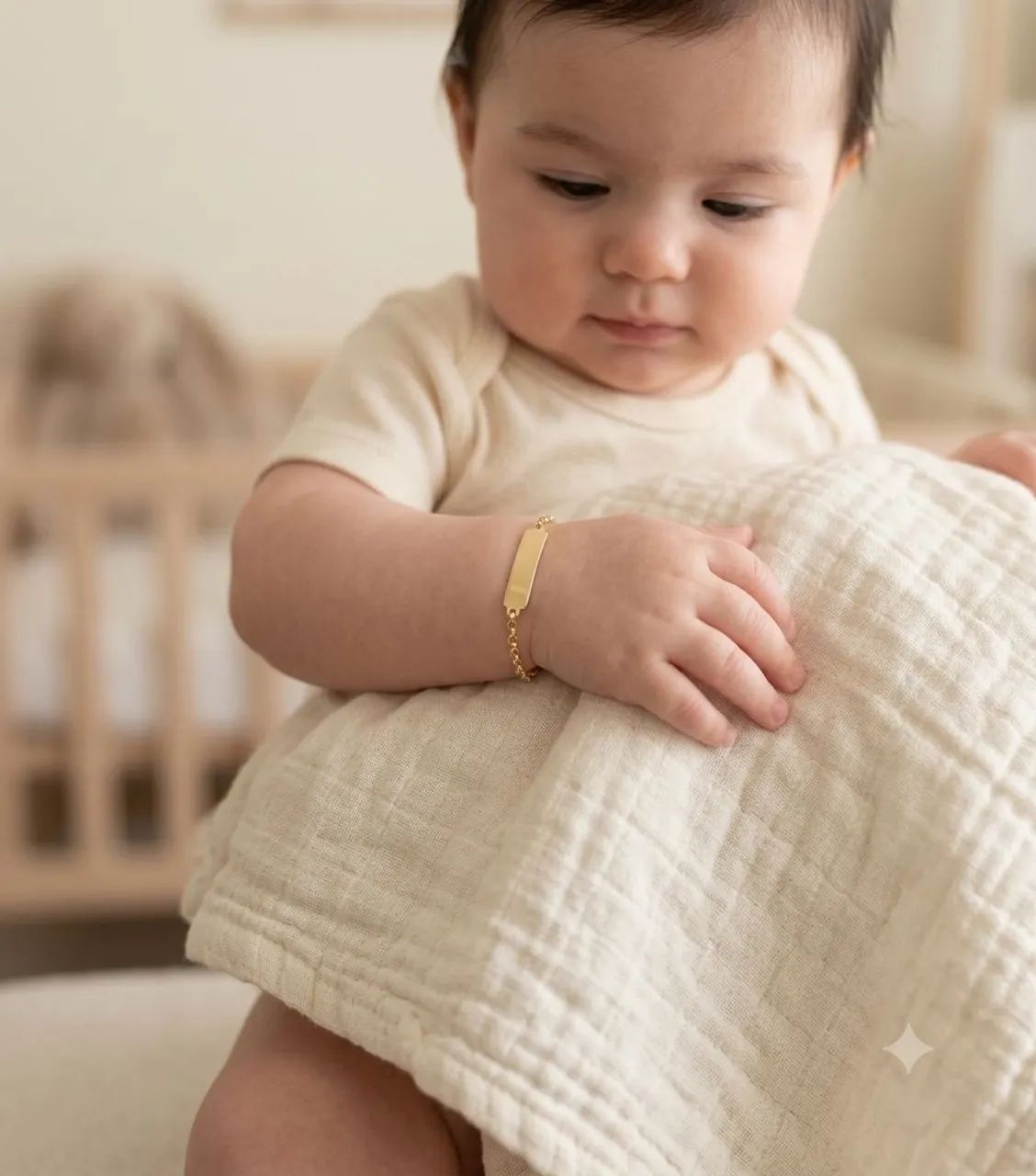 Pulseira infantil Ouro 18k  - Foto 4
