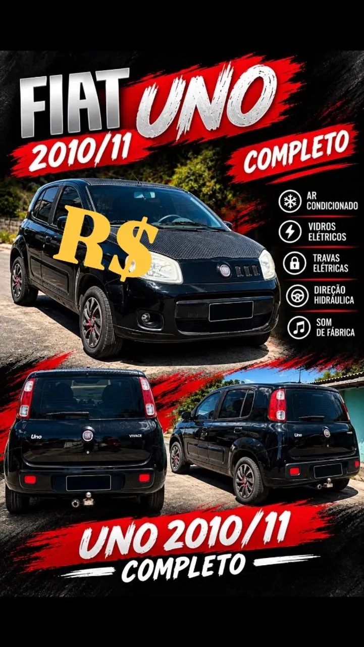 Fiat Uno VIVACE/RUA 1.0 EVO FIRE FLEX 8V 5P 2011