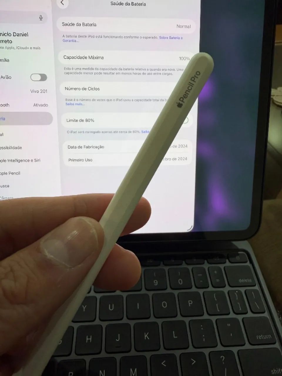 Ipad M4 Pro 11 polegadas + Magic Keyboard + Apple Pencil Pro - Foto 3